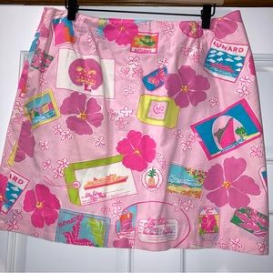 Lilly Pulitzer Junk on the Trunk skirt 12